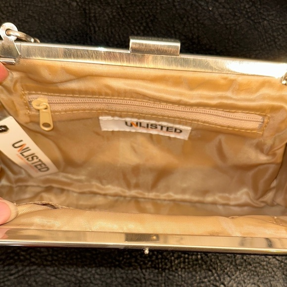 Elegant Tan and Black Women's Clutch - Picture 6 of 8